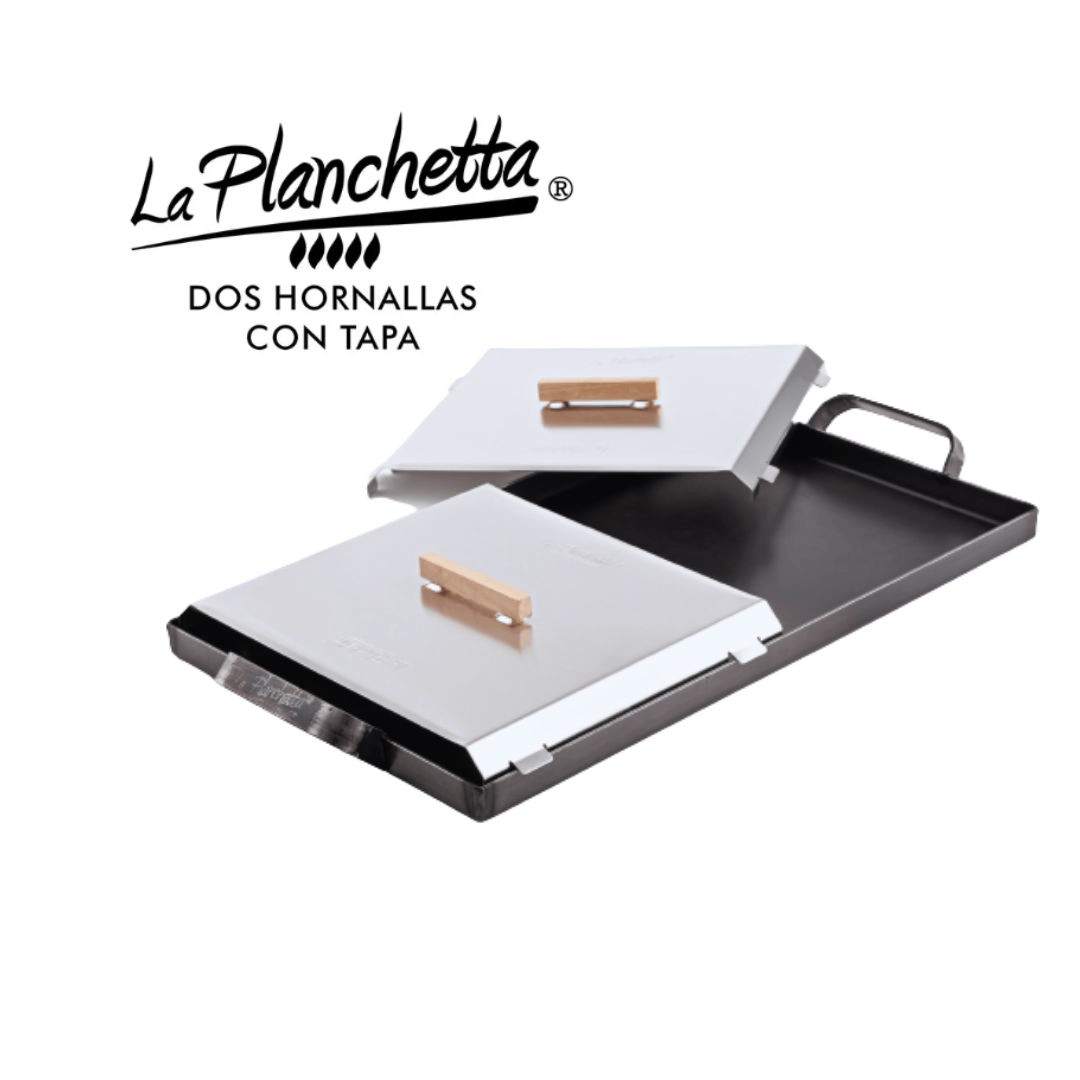 Planchetta de 2 Hornallas con Tapa